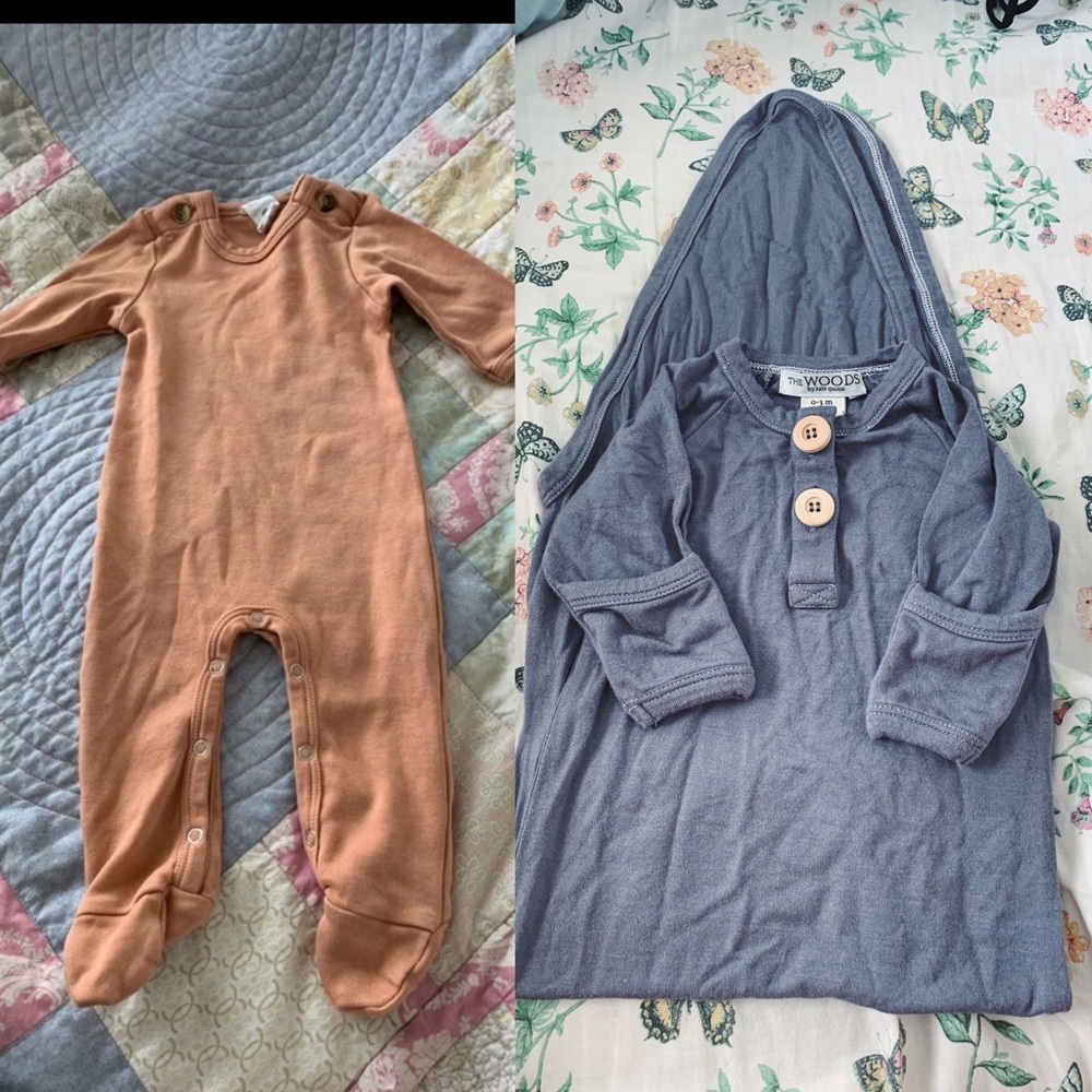 Kate Quinn organics romper and gown